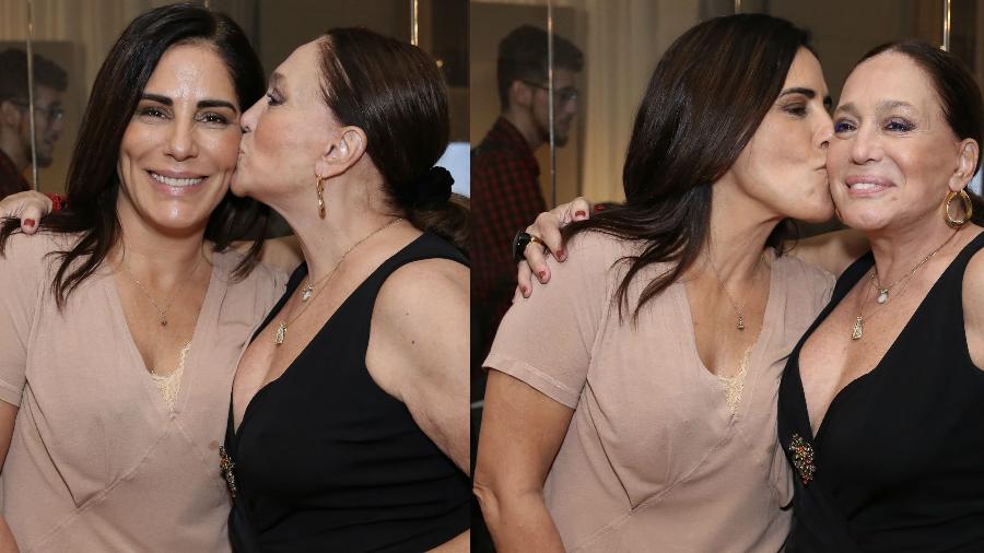 Gloria Pires e Susana Vieira trocam beijos no lançamento de "Éramos Seis" - Roberto Filho / Brazil News