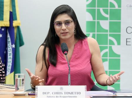 Base do mandato da deputada federal Chris Tonietto (PSL-RJ) é pauta contra aborto - Claudio Andrade/Agência Câmara