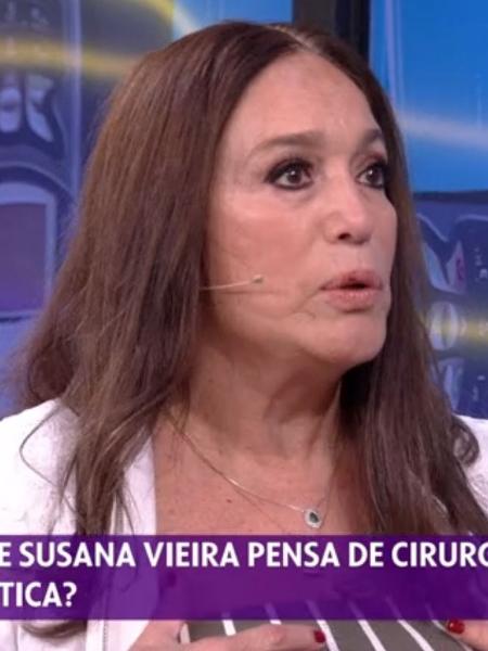 Susana Vieira durante participação no Se Joga, da Globo - Reprodução/TV Globo