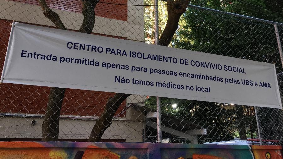 Escolas de Paraisópolis foram transformadas em casas de acolhimento para pacientes com Covid-19 - Glória Maria/UOL