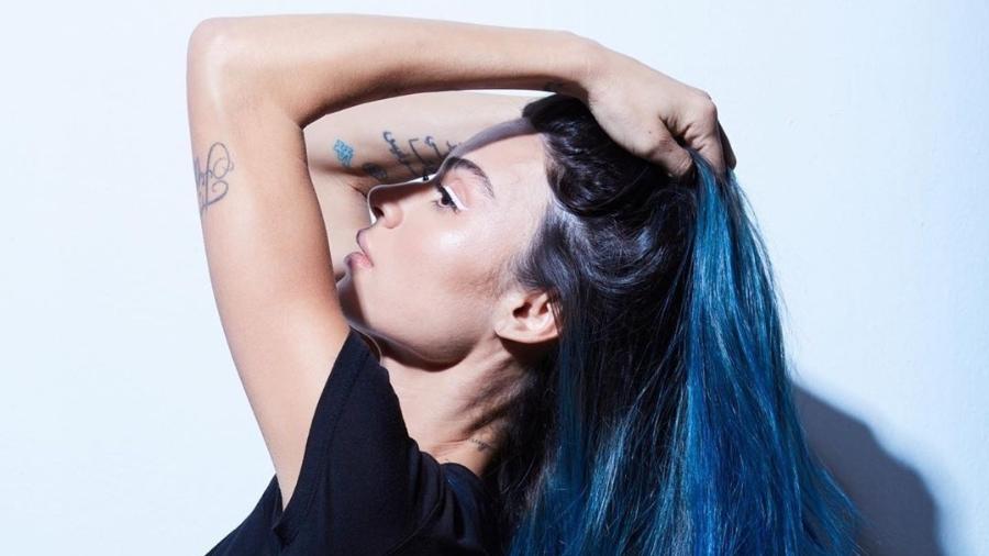 Thaila Ayala exibe cabelos azuis  - Reprodução/Instagram
