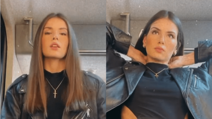 Camila Queiroz mostra look de Angel nos bastidores de "Verdades Secretas 2" - Reprodução/Instagram
