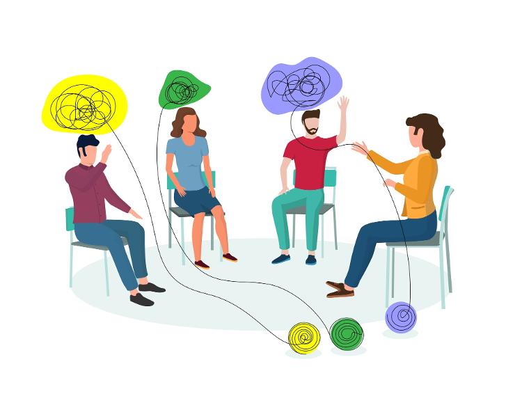 Group therapy, conversation - iStock - iStock