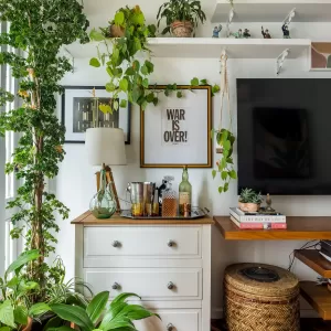 APTO CHEIO DE ÓTIMAS IDEIAS PARA DECORAR COM PLANTAS, MOBILIÁRIO