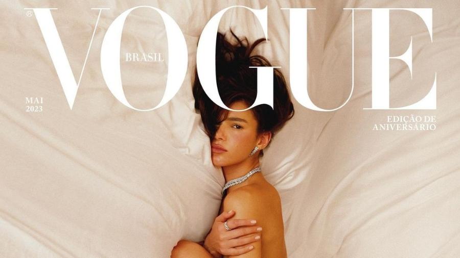 Bruna Marquezine posou nua para a capa da revista Vogue - Reprodução/Instagram
