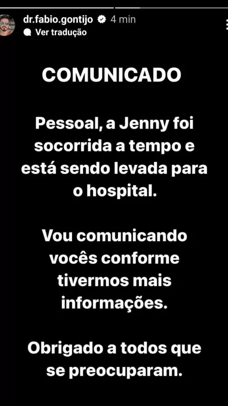 Ex-marido de Jenny Miranda fala sobre a ex-peoa - Reprodução/Instagram - Reprodução/Instagram