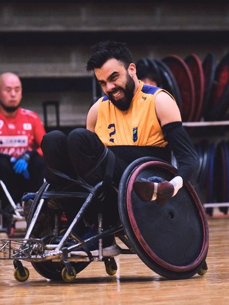 Lucas Junqueira é atleta da seleção brasileira de rúgbi em cadeira de rodas