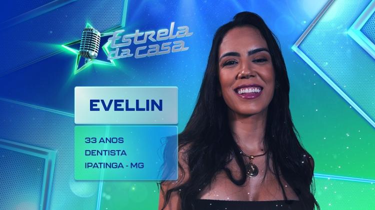 Estrela da Casa: Evellin é uma das participantes Estrela da Casa: Evellin é uma das participantes