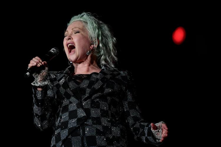 20.set.2024 - Cyndi Lauper se apresenta no Palco Mundo do quinto dia de Rock in Rio