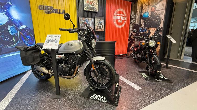 Royal Enfield Guerrilla 450 é uma das novidades da fabricante indiana de motocicletas em Interlagos Royal Enfield Guerrilla 450 é uma das novidades da fabricante indiana de motocicletas em Interlagos