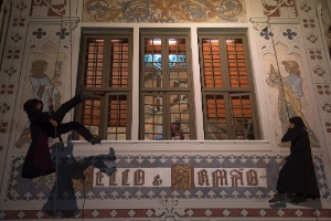 A livraria Lello, no centro histórico do Porto, em Portugal, inspirou a escritora J.K. Rowling a criar o universo do bruxinho Harry Potter - Miguel Riopa/AFP