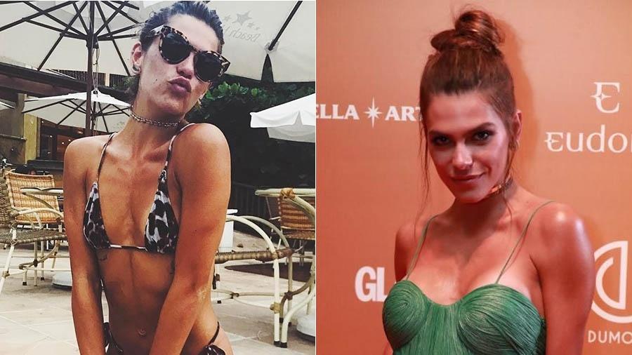 Mariana Goldfarb antes e depois da cirurgia de aumento de seios  - Reprodução/Instagram/Raphael Castello/AgNews