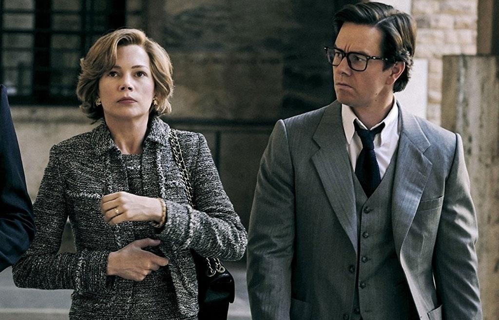 Mark Wahlberg e Michelle Williams em cena em "Todo o Dinheiro do Mundo" (2017) - Divulgação