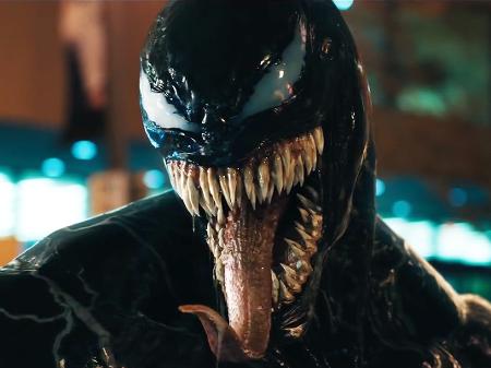 Tom Hardy assume a forma do simbionte no trailer de "Venom" - Reprodução