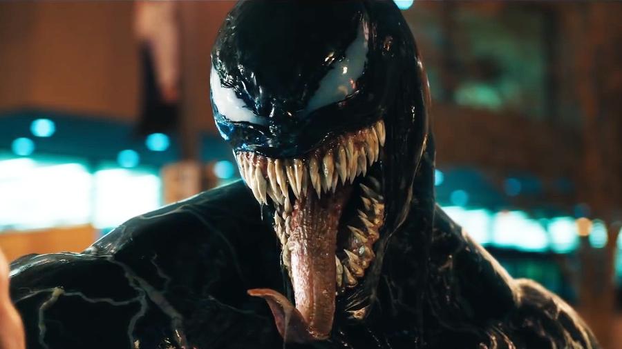 Tom Hardy assume a forma do simbionte no trailer de "Venom" - Reprodução