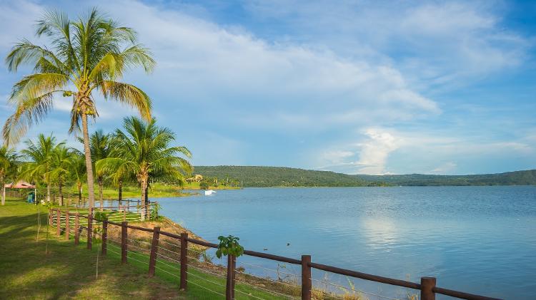Lago Corumbá, em Caldas Novas  - Pablo Regino/Mtur - Pablo Regino/Mtur