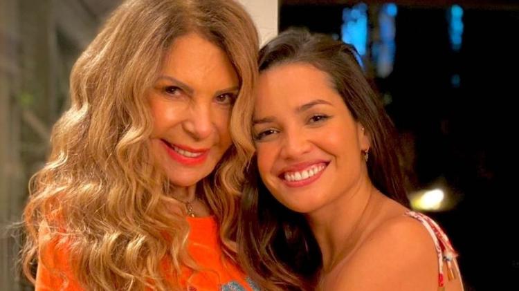 Elba Ramalho e Juliette se encontraram para ensaio de live - Reprodução/Instagram - Reprodução/Instagram