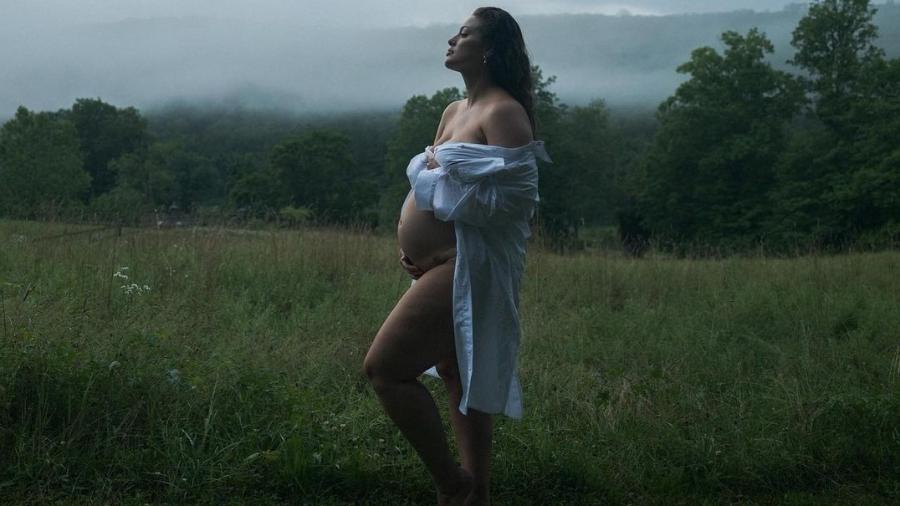 Ashley Graham está do segundo filho; modelo já é mãe de Isaac, de 1 ano e meio - Reprodução/Instagram