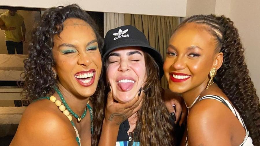 BBB 22: Naiara Azevedo encontra Linn da Quebrada e Jessilane em hotel - Reprodução/Instagram