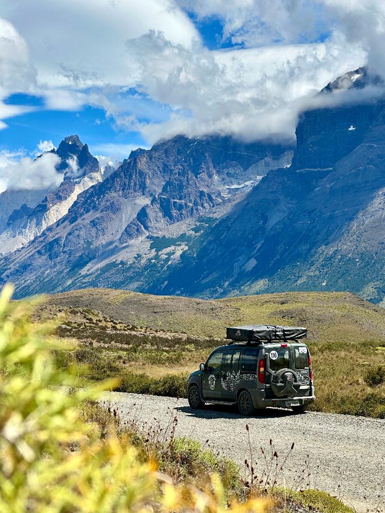 Na Estrada - Genro levou a sogra até o 'fim do mundo', no Ushuaia - Arquivo pessoal - Arquivo pessoal