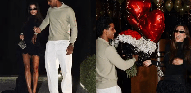 Gabriella Lenzi e Rodrygo Goes oficializam namoro com fotos românticas