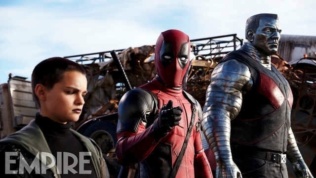 A revista americana "Empire" divulgou novas fotos do filme "Deadpool", ao lado de outros personagens como o Colossus - Empire/Reprodução