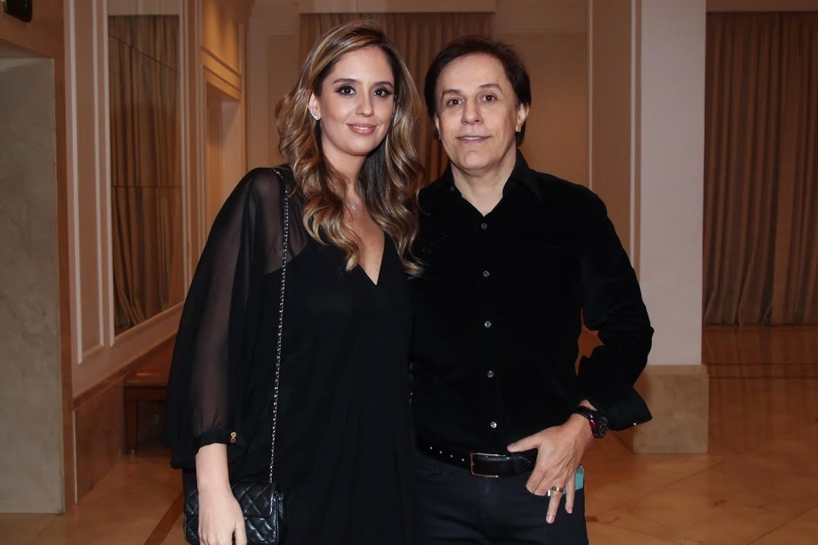 16.jun.2016 - Acompanhado da mulher. Tom Cavalcante comparece ao aniversário de Ticiane Pinheiro - Manuela Scarpa/ Brazil News