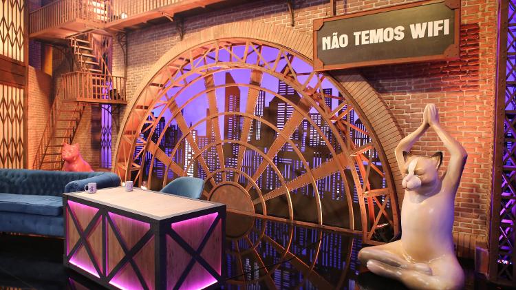 Cenário do novo programa de Tatá Werneck, "Lady Night" - Gianne Carvalho/Divulgação/Multishow - Gianne Carvalho/Divulgação/Multishow