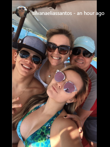 Larissa Manoela e Thomaz Costa passeiam de barco - Reprodução/Instagram - Reprodução/Instagram