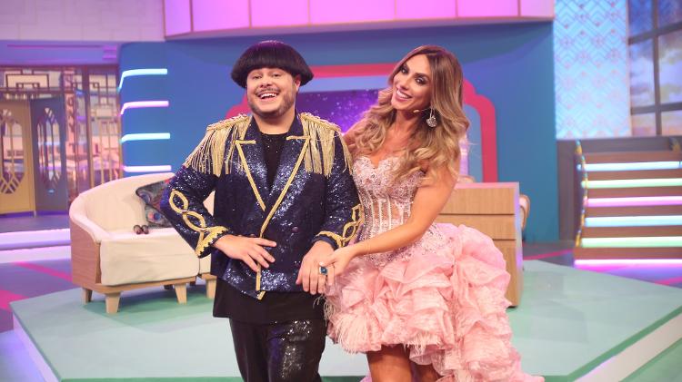 Marcus Majella e Nicole Bahls na terceira temporada de "Ferdinando Show" - Gianne Carvalho/Divulgação - Gianne Carvalho/Divulgação