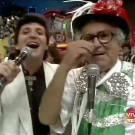 Gilliard no "Cassino do Chacrinha" - Reprodução/Viva - Reprodução/Viva