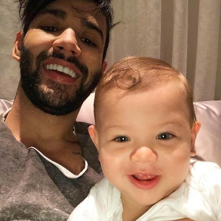 Gusttavo Lima e o filho, Gabriel - Reprodução/Instagram