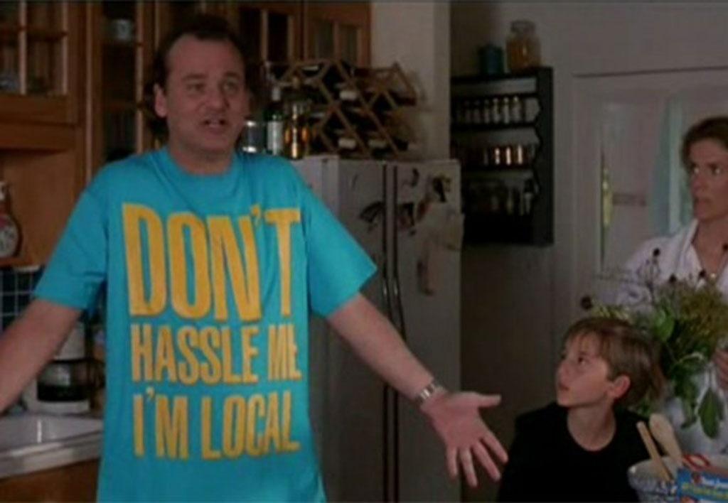 Bill Murray em "Nosso querido Bob?" (1991) - Reprodução