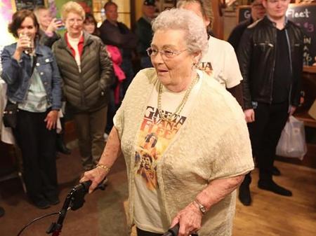 Gretna Van Fleet, 88, inspirou o nome da banda que se apresentará no Lollapalooza 2019 - Reprodução