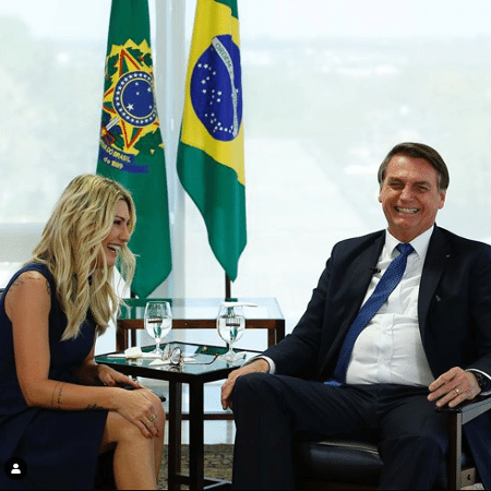Antonia Fontenelle entrevista Jair Bolsonaro - Reprodução/Instagram