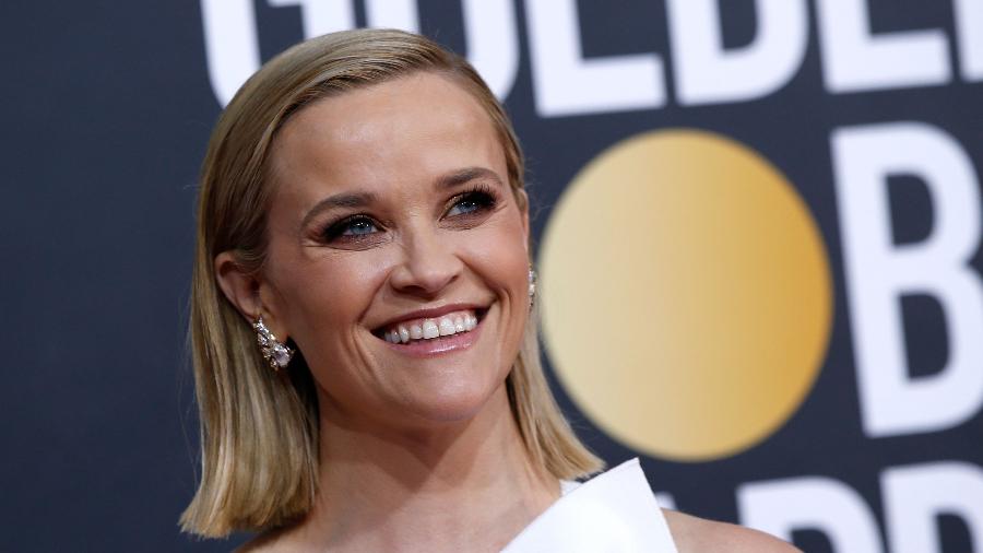 A atriz Reese Witherspoon durante o Globo de Ouro 2020, em Los Angeles (EUA) - Mario Anzuoni / Reuters