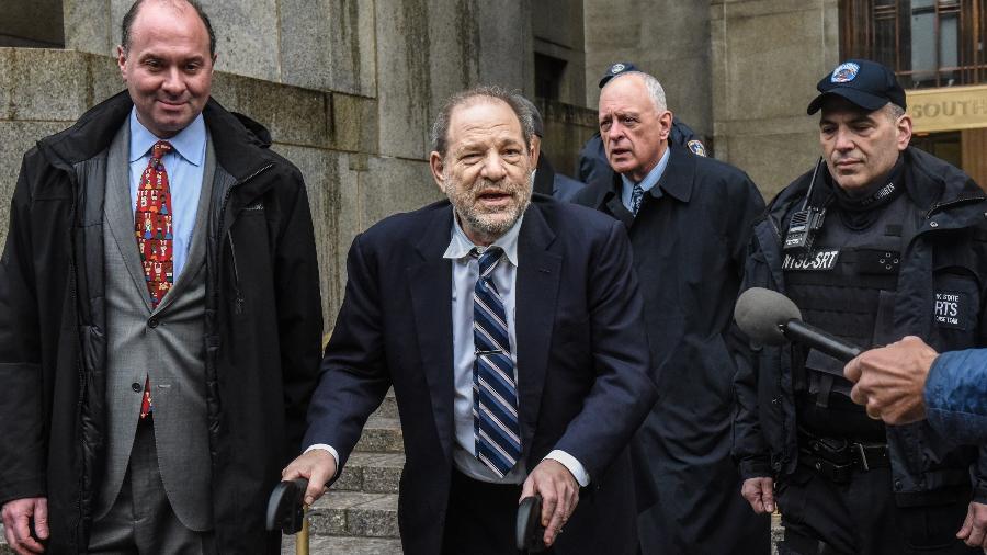 Harvey Weinstein foi acusado por mais uma mulher - STEPHANIE KEITH/AFP