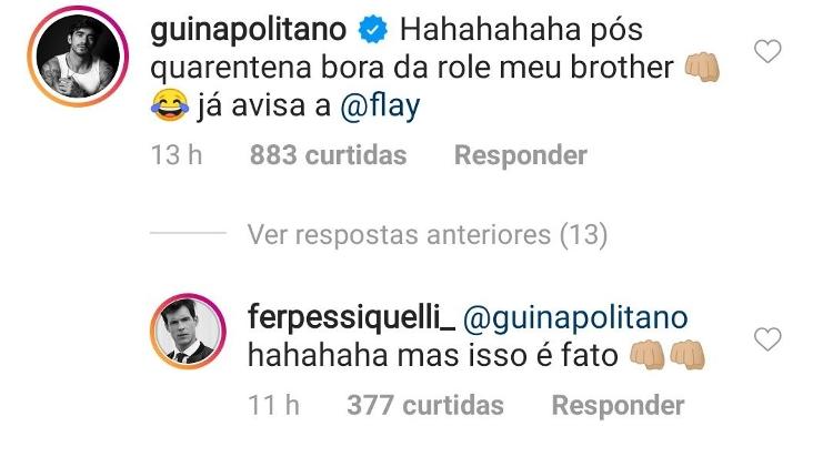 Print Gui Napolitano - Reprodução - Reprodução