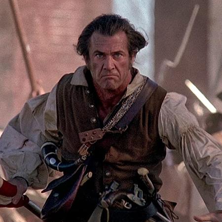 Mel Gibson como protagonista de "O Patriota", de 2000 - Divulgação