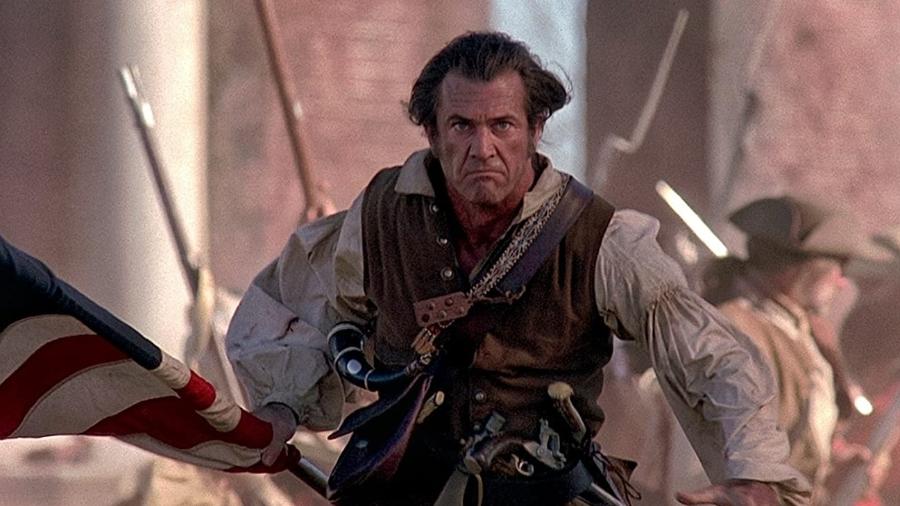 Mel Gibson como protagonista de "O Patriota", de 2000 - Divulgação
