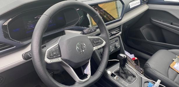 Veja como ficou | VW Taos: novo SUV tem seu interior revelado em flagras
