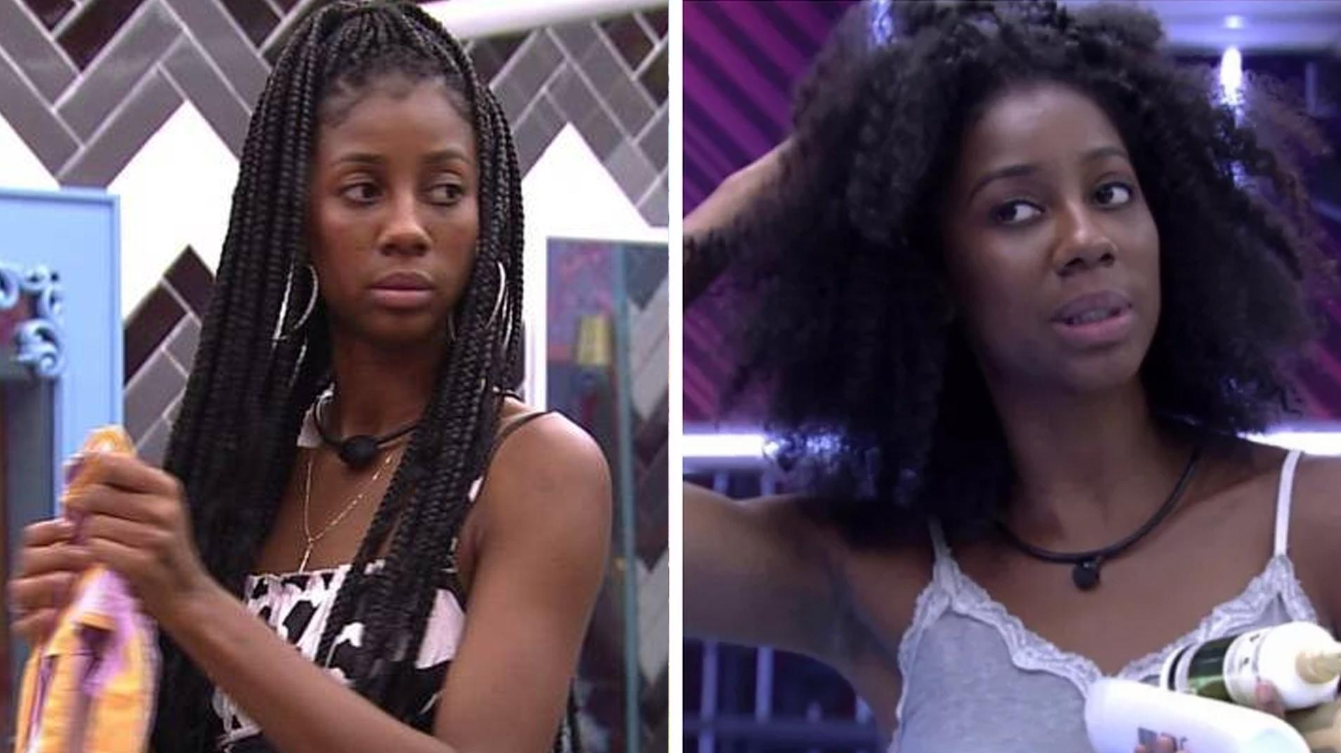BBB 21: Camilla de Lucas tira as tranças no confinamento com ajuda de brothers - Reprodução/Globoplay