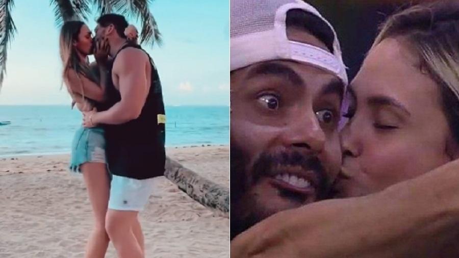 Sarah Andrade e Lucas Viana aparecem se beijando nas redes sociais - Reprodução/Instagram