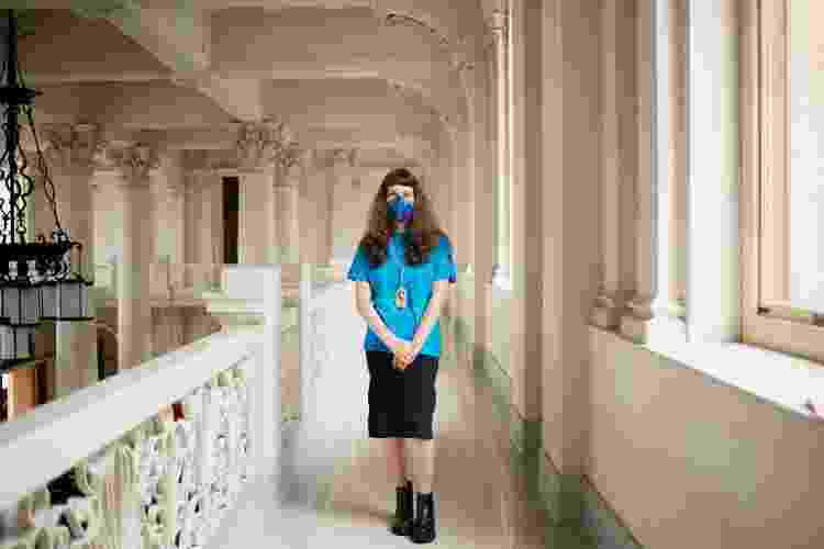 Uma dos Reis Sorrequia, arte-educadora do Museu da Língua Portuguesa - Camila Svenson/UOL - Camila Svenson/UOL