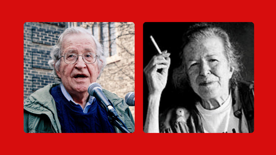 Chomsky para deixar de ser besta, recomendava Hilda Hilst