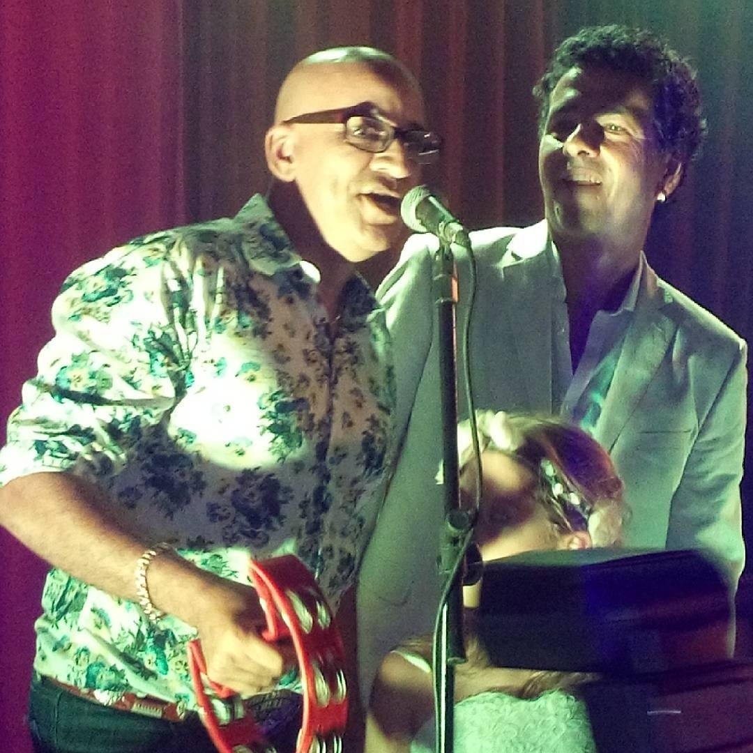 Marcos Palmeira canta ao lado de Netinho, o Vaqueiro Cantador em seu casamento - Reprodução/Instagram/lucianalpproducoesoficial