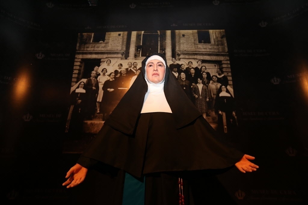 18.fev.2016 - Imagem de Madre Paulina no Museu de Cera Nossa Senhora Aparecida - Rivaldo Gomes/Folhapress