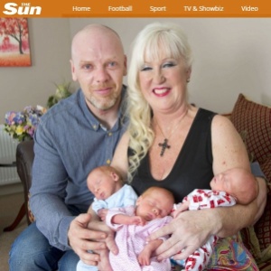 Sharon teve uma gravidez de risco - Reprodução/The Sun