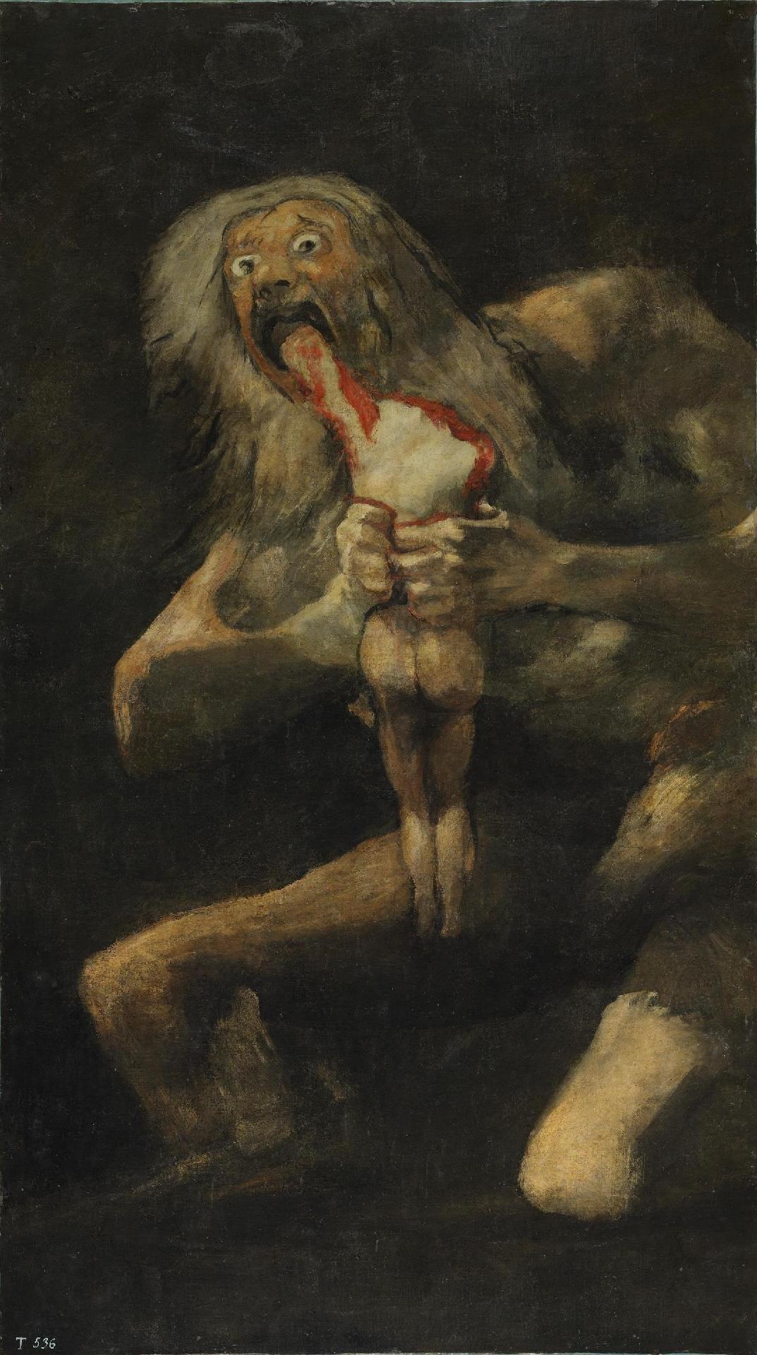 "Saturno Devorando um Filho" (1746-1828), de Francisco de Goya - Reprodução