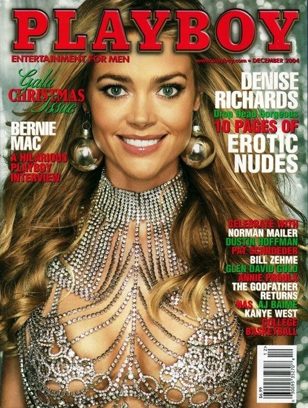 A atriz Denise Richards foi capa da Playboy americana em 2004 - Divulgação